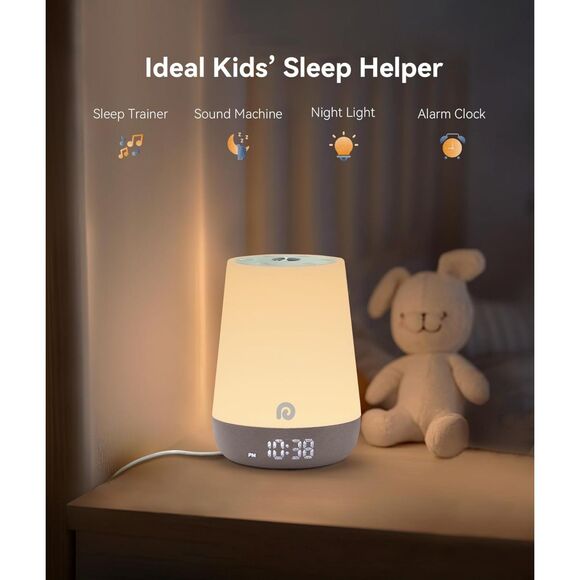 Dreamegg Baby White Noise Sound Machine with Night Light and OK to Wake - Picture 2 of 7